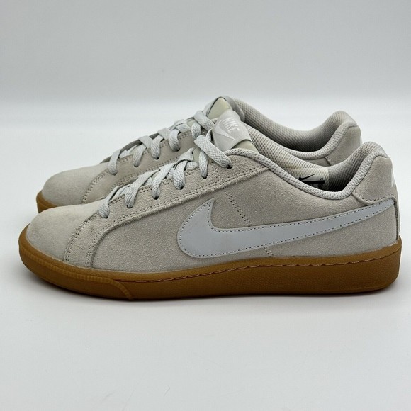 Nike Shoes - Nike Court Royale Women's Size 8 Light Gray Suede Gum Sole Sneakers Shoes